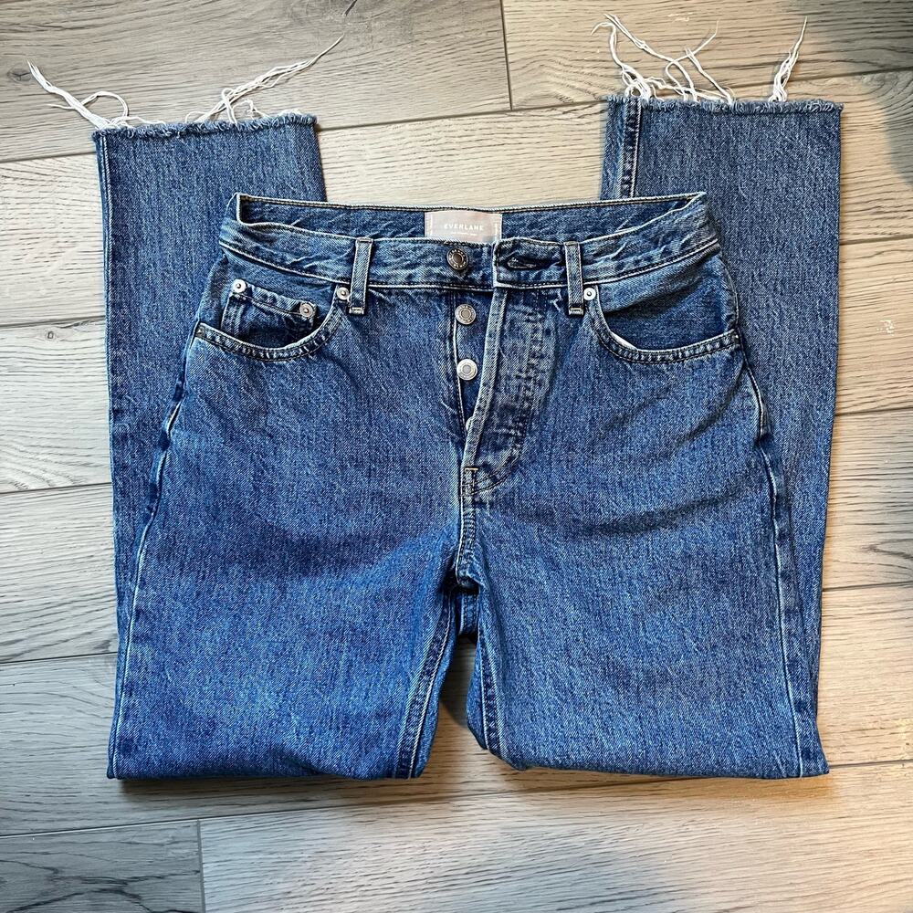 90’s cheeky button closure Everlane Jeans